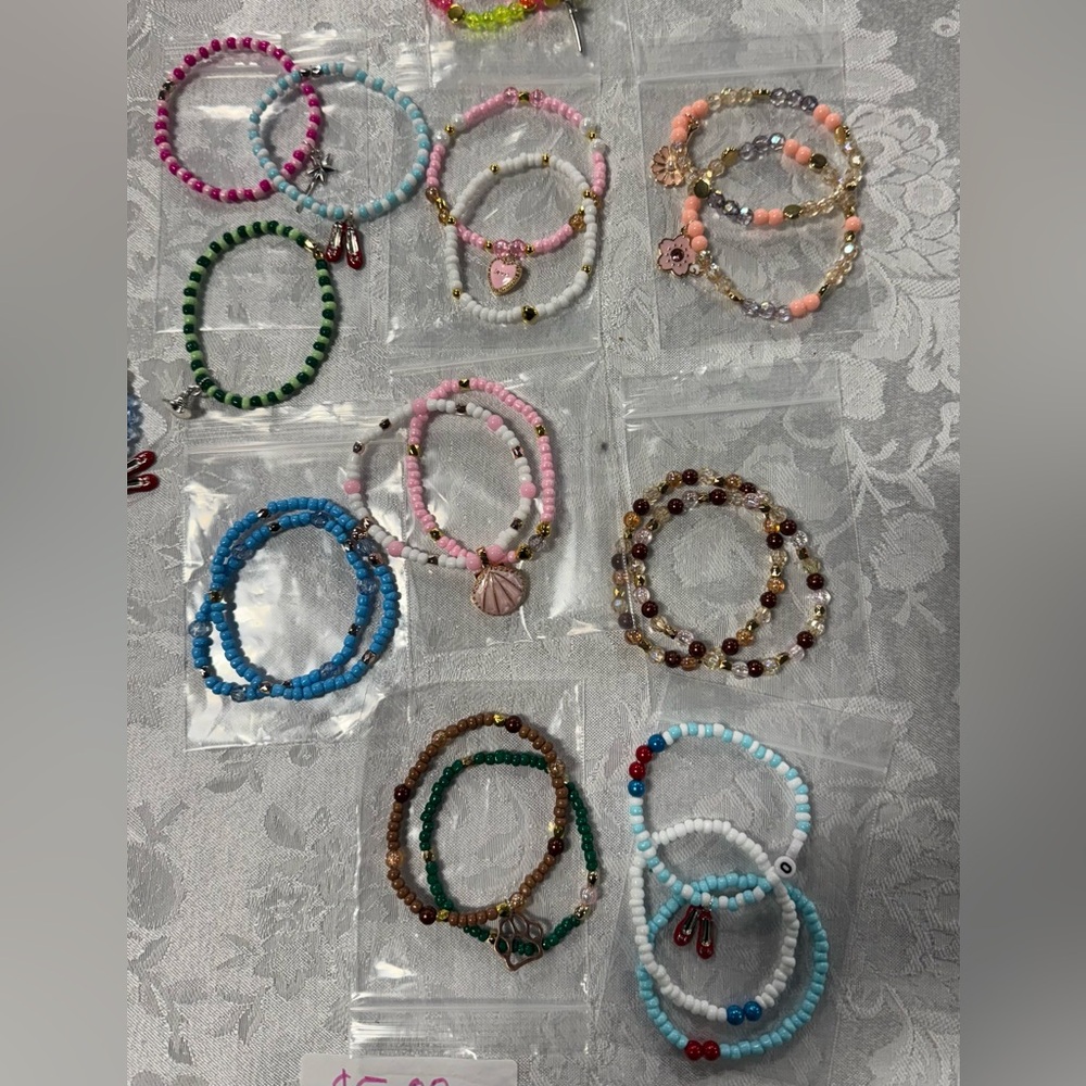 Colorful Beaded Bracelet Set